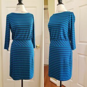 L.L. Bean Striped Dress - Lined